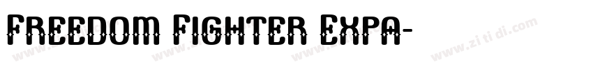 Freedom Fighter Expa字体转换